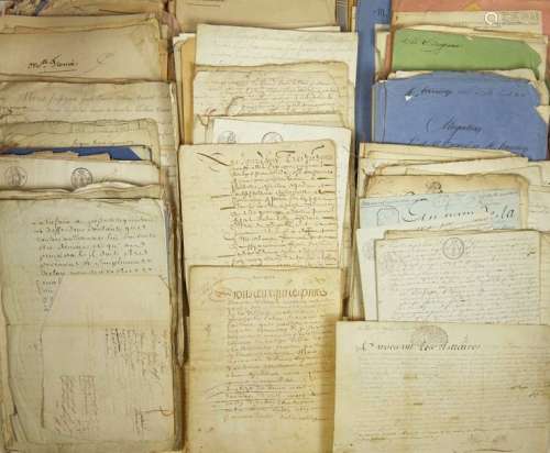 VAL D'OISE. HERBLAY Archive de plus de 130 Papiers...
