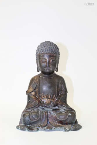 Chinese bronze Buddha statue