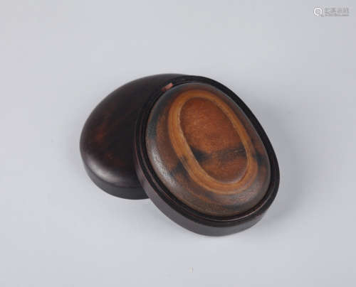 Chinese agate ink stone.