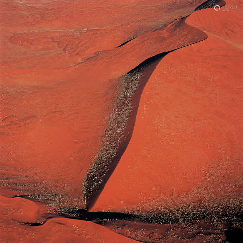 陈茂盛（1944～） 2013年作 纳米比亚红沙漠 艺术微喷 三明治装裱