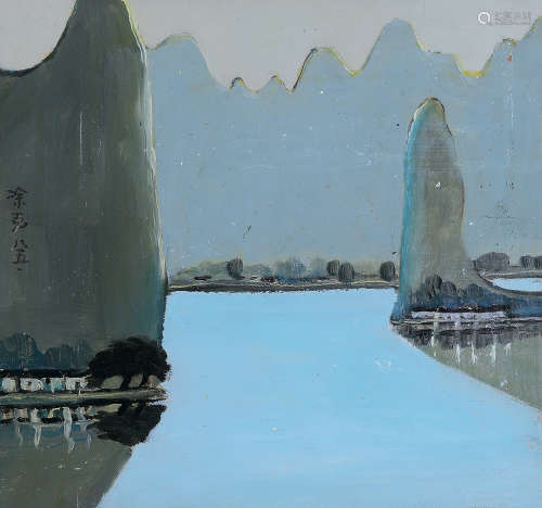 涂克（1916～2012） 1985年作 无题 油彩画布