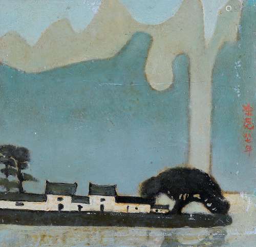涂克（1916～2012） 1987年作 无题 油彩画布