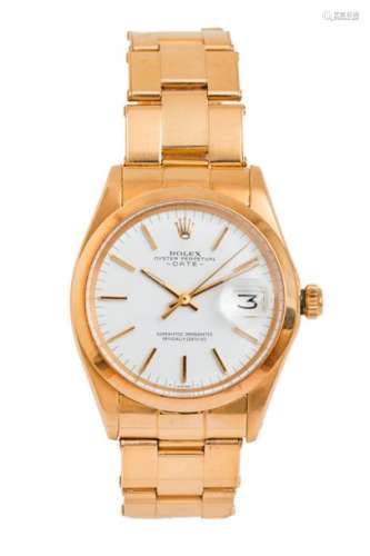 Yellow gold watch Reference 1500/8, N ° 2983047, a...