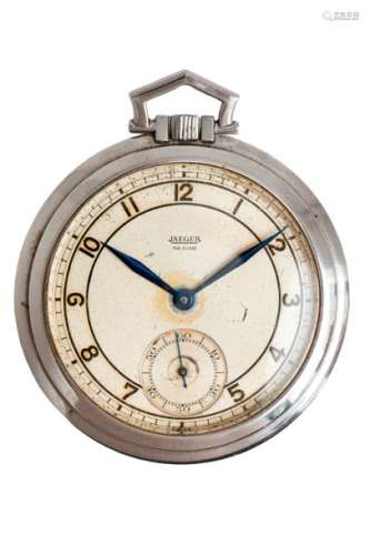Steel watch N ° 11837, Lecoultre & Co mechanical m...