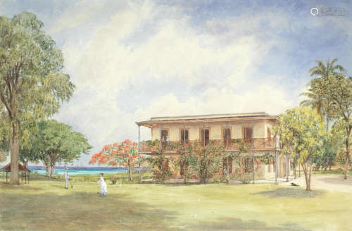 Shot Hall, Barbados Mary D. Tothill(Exh. 1870-80s)