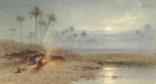 Nile encampment Harry Sutton Palmer, R.I.(British, 1854-1933)