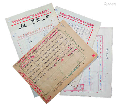 五十年代东南军区信札一宗 信笺纸