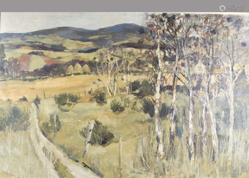 •Moira Frewin (20th Century) oil on board 'Rural Landscape', signed and dated 'MOIRA FREWIN 67' (