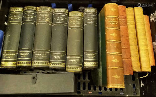 A quantity of mostly Swedish volumes , including Torsten Lagerberg 'Vilda Växter I Norden', 6 vols.;