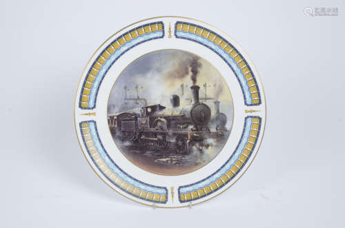 A set of seven Prestige Plates from the 'Race to the North' series, all printed with paintings of