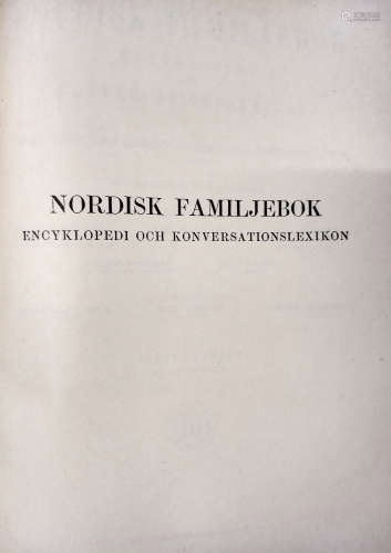 'Nordisk Familjebok Encyklopedi och konversationslexikon', vols. 1-23 (23)