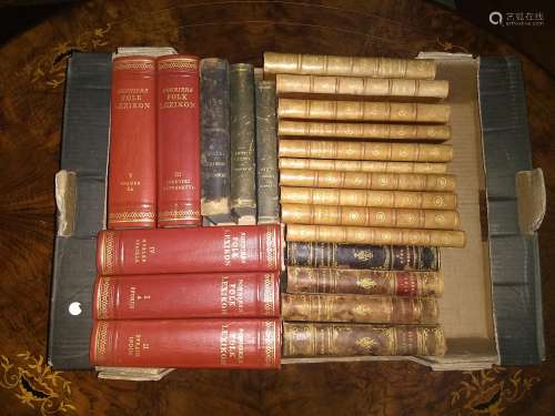 'Bonniers Folklexikon', vols 1-5; 9 vols by Carl Forsstrand; and others