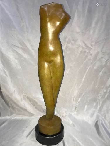 ALEXANDER ARCHIPENKO RUSSIAN-UKRAINIAN BRONZE SCULPTURE