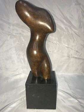 ABSTRACT BRONZE SCULPTURE SIGNED ARP