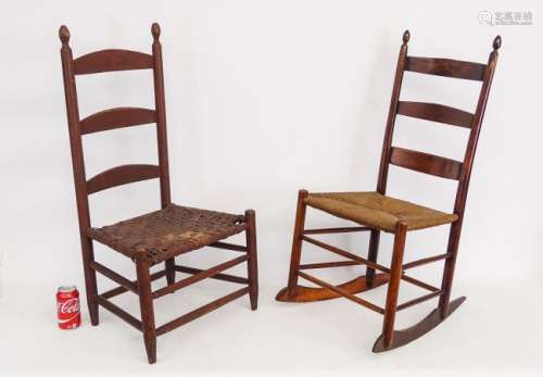 19th c. Shaker Chairs