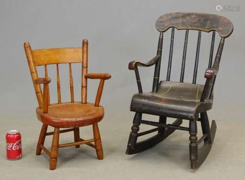 19th c. Child's Chairs