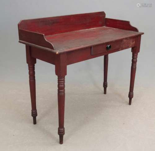 19th c. Paint Decorated Washstand