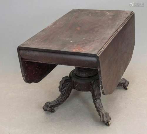 19th c. Southern Empire Dropleaf Table