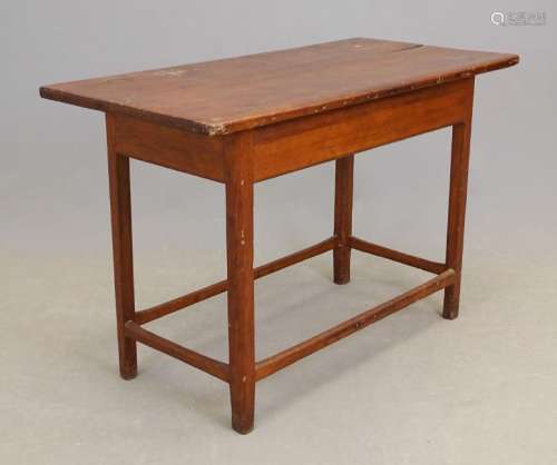 19th c. Stretcher Base Table