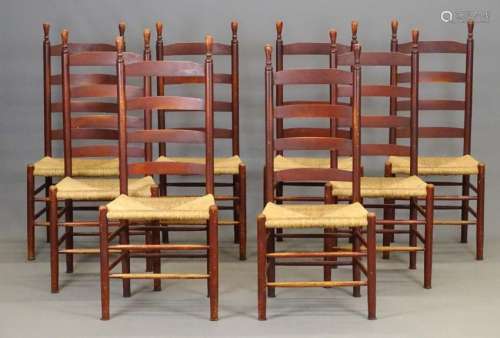 Set Of (8) Country Chairs