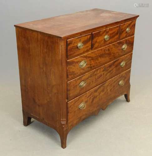 19th c. Hepplewhite Chest Of Drawers