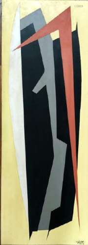 JOSE MARIE MIJARES ABSTRACT OIL ON BOARD V$3,500