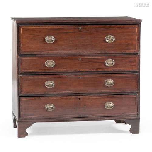 English Chippendale Butler's Chest