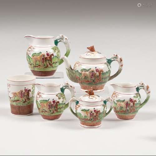 Wedgwood  Porcelain Partial Tea Service,  D'Ye Ken