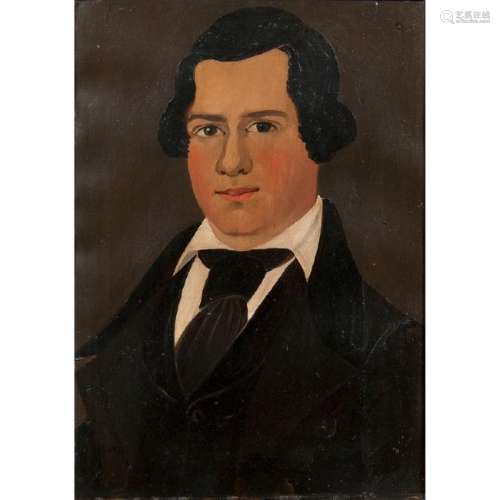 Prior-Hamblin School Portrait of a Gentleman, Oil on