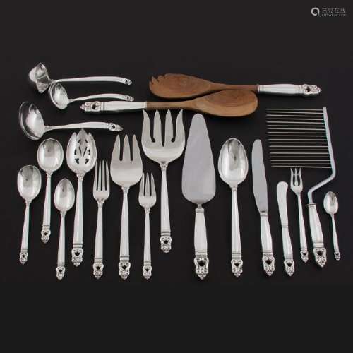 International Silver Co.  Sterling Flatware Service,