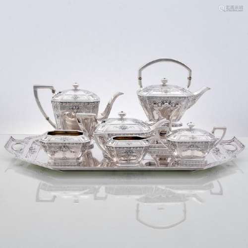 Black, Starr & Frost  Sterling Tea and Coffee Service