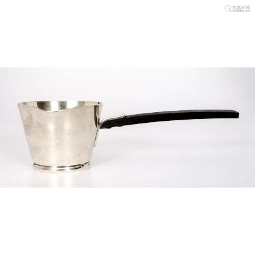 Allan Adler  Sterling and Ebony Sauce Server,  Town