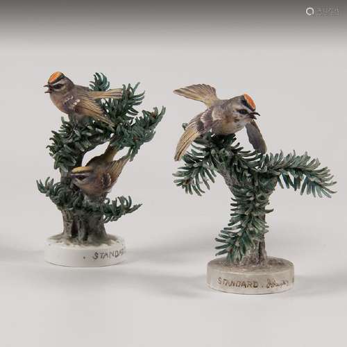 Royal Worcester  Dorothy Doughty Crowned Kinglet