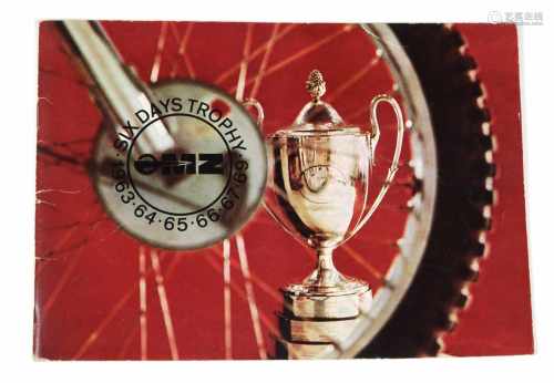 Six days trophy. KatalogDie Internationale Sechstagefahrt. 44. International Six Days Trial 1969.