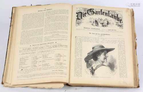 Die Gartenlaubegebundene Zeitschrift in einem Buch, Illustriertes Familienblatt, Jahrg. 1885, 880 S.