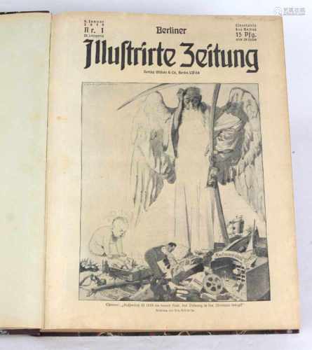 Berliner Illustrirte ZeitungGebundene Zeitschrift, 28. Jahrg. 1919, 552 S. mit umfangr. Illustr.,