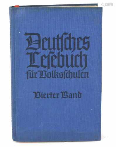 Deutsches Lesebuchfür Volksschulen, Vierter Band, 320 S. mit einz. Abb., Dürr'sche Buchhandlung,