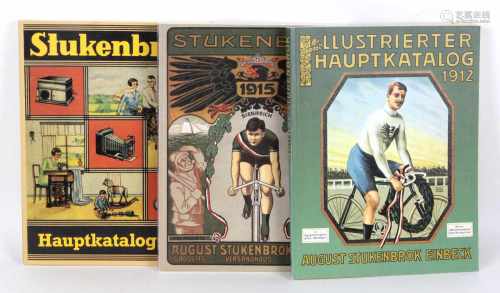 3 Stukenbrock- Katalogemit *Illustrierter Hauptkatalog 1912*, *Stukenbrock 1915* und *Stukenbrok