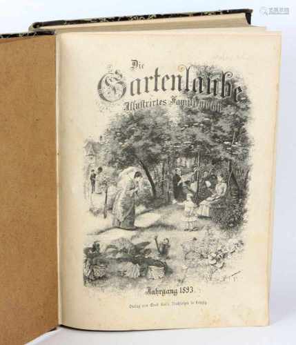 Die GartenlaubeIllustriertes Familienblatt, 894 S. mit zahlr. Abb. im Text und auf Tafeln,
