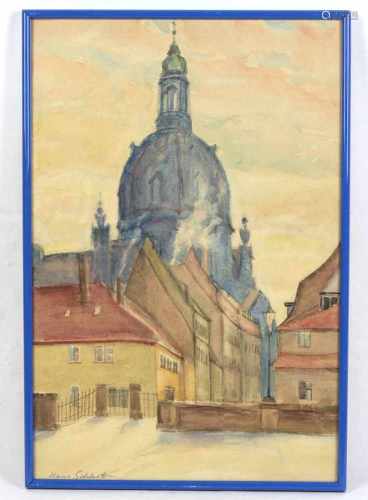 Frauenkirche - Gehlert, HansAquarell links unten signiert Hans Gehlert, dt. Maler u. Zeichner (*