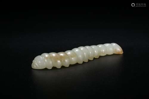 A White Jade 'Insect' Pendant