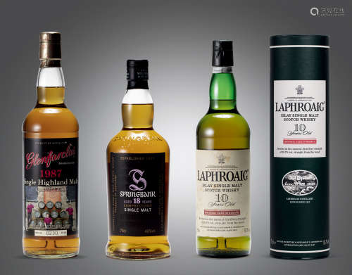 SPRINGBANK 18年  LAPHROAIG 10年  GLENFARCLAS 1987