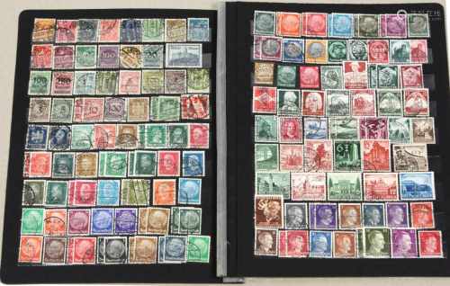 Briefmarken Deutsches Reich 1872-1945ungezähltes Konvolut 1872 bis 1945, dabei überwiegend