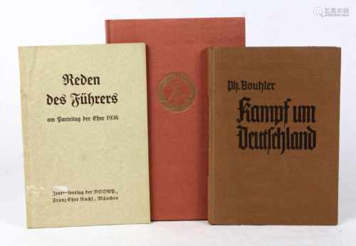 Kampf um DeutschlandEin Lesebuch für die deutsche Jugend, von Philipp Bouhler, 107 S., Zentralverlag