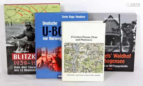 Blitzkriege u.a.4 Bücher, dabei *Blitzkriege* 1939- 1943, Von der Invasion in Polen bis El