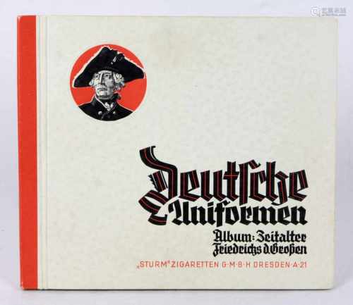 Deutsche UniformenDas Zeitalter Friedrich des Großen, Sammelalbum mit 40 S., komplett 240 farb.,