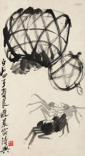 齐良迟（1921～2003） 晨窗清兴 镜片 设色纸本