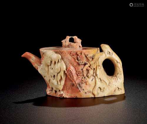 民国 寿山石茶壶