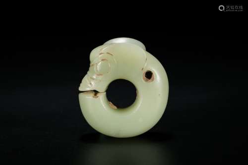 A Hongshan Culture Jade of A Dragon