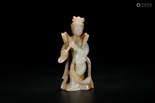 A Jade Carving of Guanyin